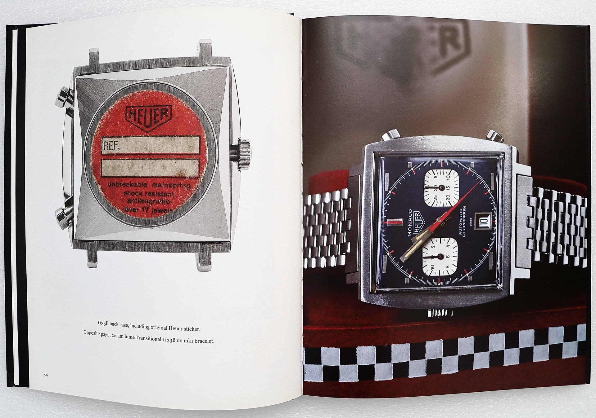 Heuer Monaco Design Classic Book Horology Watch Books