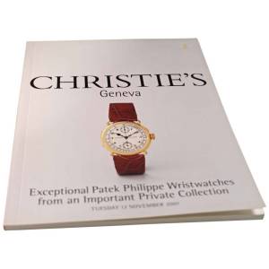 Christie’s Exceptional Patek Philippe Wristwatches From an Important Private Colletions Geneva November 13, 2001 Auction Catalog - HorologyBooks.com