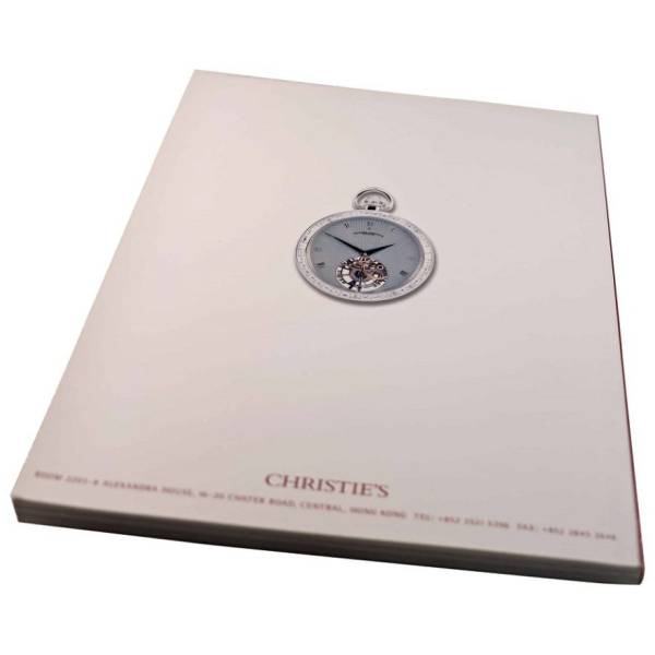Christie’s Important Watches Hong Kong October 27,2003 Auction Catalog - HorologyBooks.com