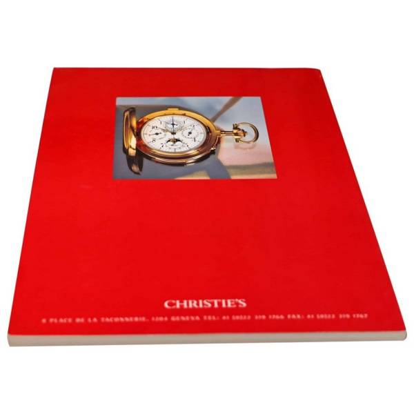 Christie’s Important Watches And Wristwatches Geneva November 15, 2000 Auction Catalog - HorologyBooks.com