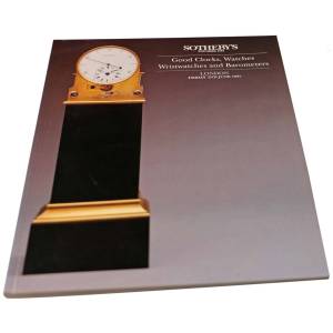 Sotheby’s Good Clocks, Watches Wristwatches And Barometers London June 2, 1995 Auction Catalog - HorologyBooks.com