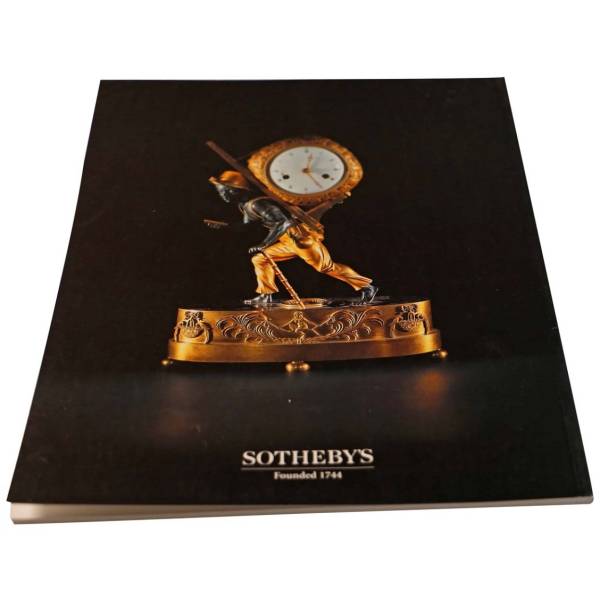 Sotheby’s Important Clocks, Watches And Wristwatches Amsterdam March 26, 1997 Auction Catalog - HorologyBooks.com
