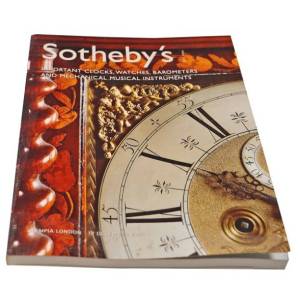 Sotheby’s Important Clocks, Watches, Barometers And Mechanical Musical Instruments London December 19, 2001 Auction Catalog - HorologyBooks.com