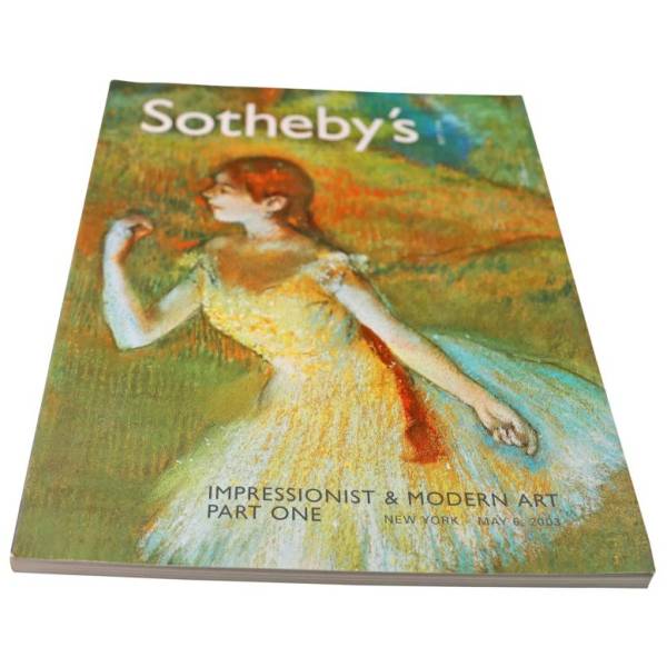 Sotheby’s Impressionist & Modern Art Part One New York May 6, 2003 Auction Catalog - HorologyBooks.com