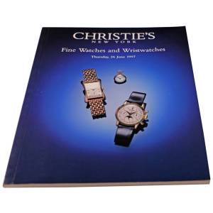 Christie’s Fine Watches and Wristwatches New York June 26, 1997 Auction Catalog - HorologyBooks.com