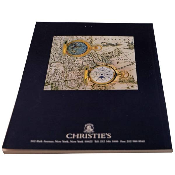 Christie’s Fine Watches and Wristwatches New York June 26, 1997 Auction Catalog - HorologyBooks.com