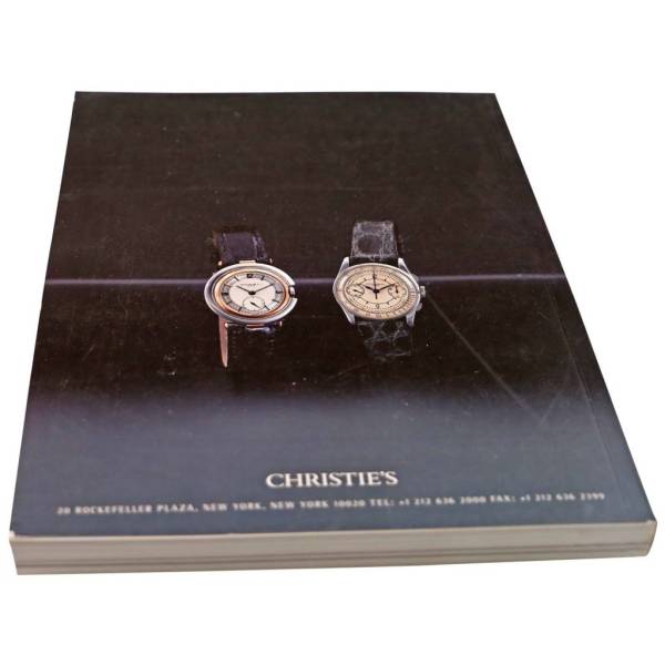 Christie’s Important Pocket Watches And Wristwatches New York December 6, 2002 Auction Catalog - HorologyBooks.com