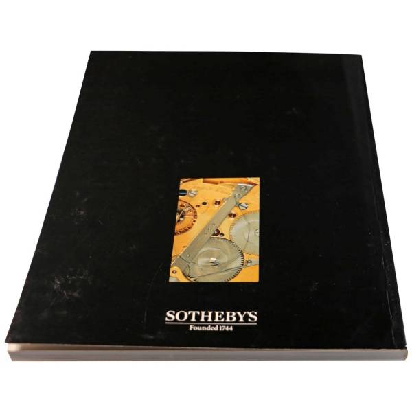 Sotheby’s Important Watches, Wristwatches And Clocks New York June 23-24, 1997 Auction Catalog - HorologyBooks.com