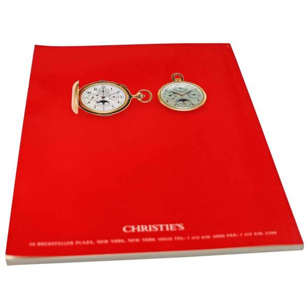 Christie’s Important Watches And Wristwatches New York June 13, 2001 Auction Catalog - HorologyBooks.com