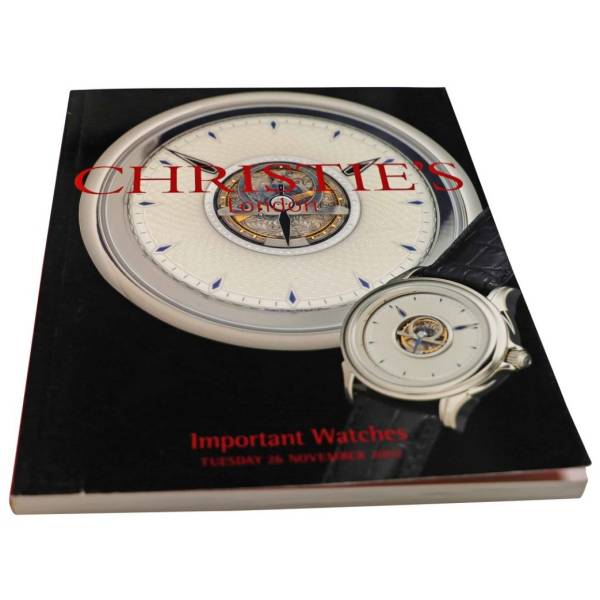Christie’s Important Watches London November 26, 2002 Auction Catalog - HorologyBooks.com