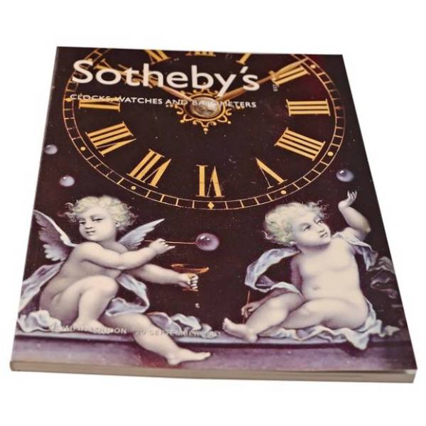 Sotheby’s Clocks, Watches And Barometers London September 20, 2001 Auction Catalog - HorologyBooks.com
