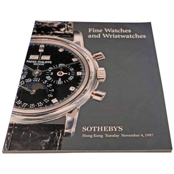 Sotheby’s Fine Watches And Wristwatches Hong Kong November 4, 1997 Auction Catalog - HorologyBooks.com