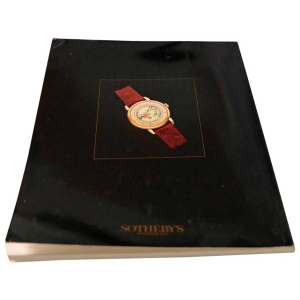 Sotheby’s Important Watches, Wristwatches And Clocks Auction Catalog - HorologyBooks.com