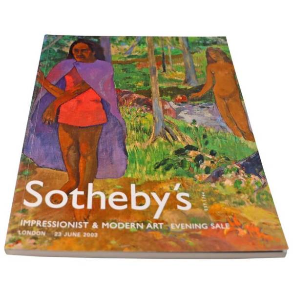 Sotheby’s Impressionist & Modern Art Evening Sale London June 23, 2003 Auction Catalog - HorologyBooks.com
