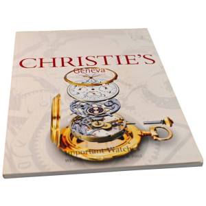Christie’s Important Watches Geneva November 20, 2002 Auction Catalog - HorologyBooks.com