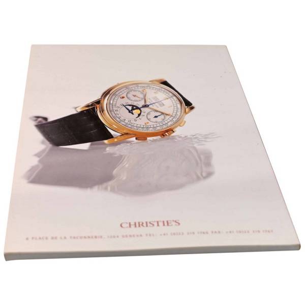 Christie’s Important Watches Geneva November 20, 2002 Auction Catalog - HorologyBooks.com