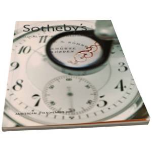 Sotheby’s Clocks, Watches And Wristwatches Amsterdam November 13, 2002 Auction Catalog - HorologyBooks.com