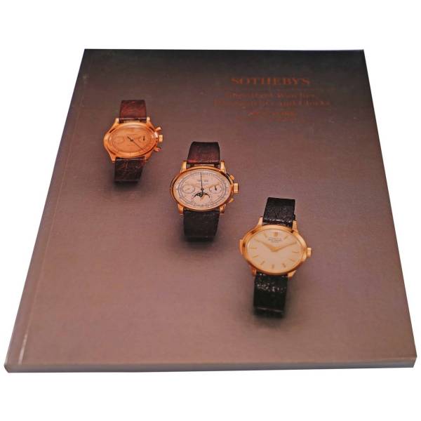 Sotheby’s Important Watches, Wristwatches and Clocks New York Auction Catalog - HorologyBooks.com
