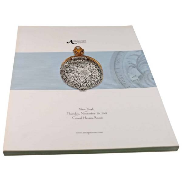 Antiquorum Collector’s Wristwatches, Pocket Watches New York November 29, 2001 Auction Catalog - HorologyBooks.com