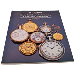 Sotheby’s Good Watches, Wristwatches, Clocks And Barometers London June 4, 1992 Auction Catalog - HorologyBooks.com