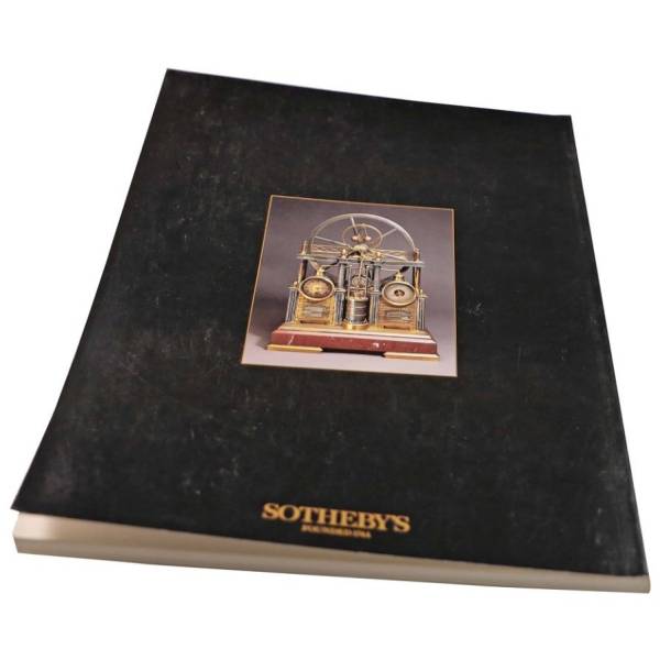 Sotheby’s Important Watches, Wristwatches And Clocks Including Clocks From The Joseph M. Meraux Collection New York October 26, 1993 Auction Catalog - HorologyBooks.com
