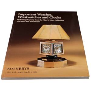 Sotheby’s Important Watches, Wristwatches And Clocks New York June 24-25, 1996 Auction Catalog - HorologyBooks.com