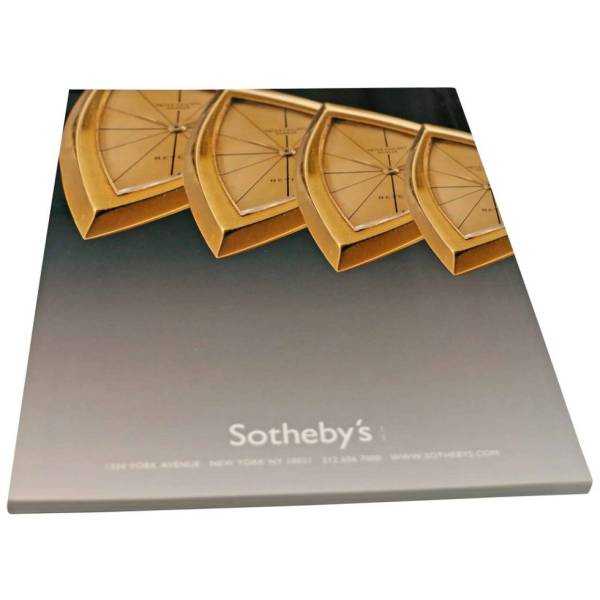 Sotheby’s Important Watches, Wristwatches And Clocks New York March 6, 2002 Auction Catalog - HorologyBooks.com
