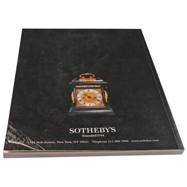 Sotheby’s Important Watches, Wristwatches And Clocks New York October 25, 2000 Auction Catalog - HorologyBooks.com