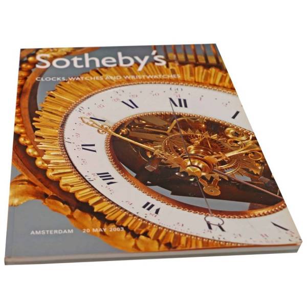Sotheby’s Clocks, Watches And Wristwatches Amsterdam May 20, 2003 Auction Catalog - HorologyBooks.com