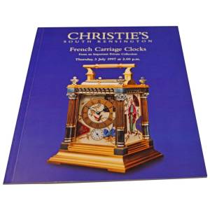 Christie’s French Carriage Clock South Kensington July 3, 1997 Auction Catalog - HorologyBooks.com