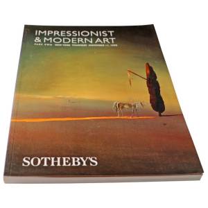 Sotheby’s Impressionist & Modern Art Part Two New York November 11, 1999 Auction Catalog - HorologyBooks.com