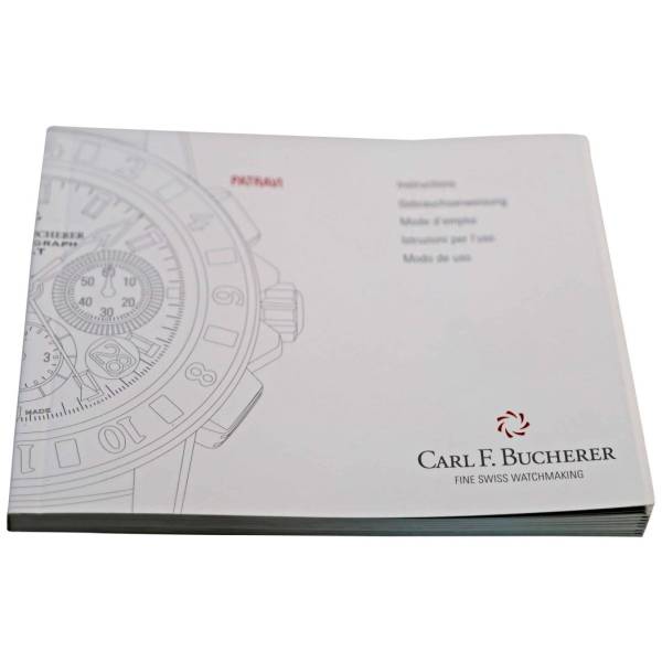 Carl F. Bucherer Watch Instruction Booklet - HorologyBooks.com