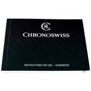 Chronoswiss Instruction Guarantee Warranty Booklet - HorologyBooks.com