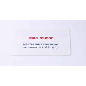 Cleto Munari Watch International Guarantee Warranty Card - HorologyBooks.com