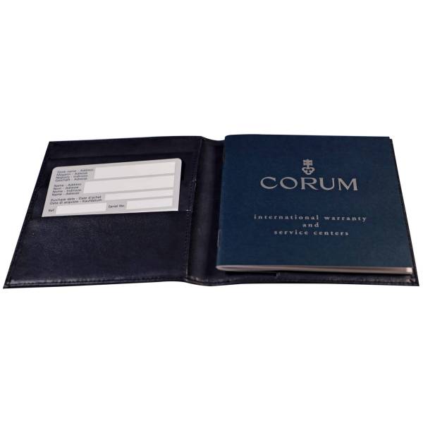 Corum Watch Guarantee Warranty Card With Service Center Booklet - HorologyBooks.com