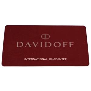 Davidoff Watch International Guarantee Warranty Card - HorologyBooks.com