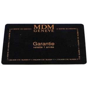 Hublot MDM Geneve Watch Blank Guarantee Warranty Card - HorologyBooks.com