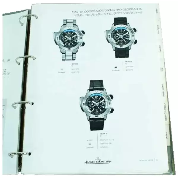 Jaeger-LeCoultre Authorized Dealer Master Catalog - HorologyBooks.com