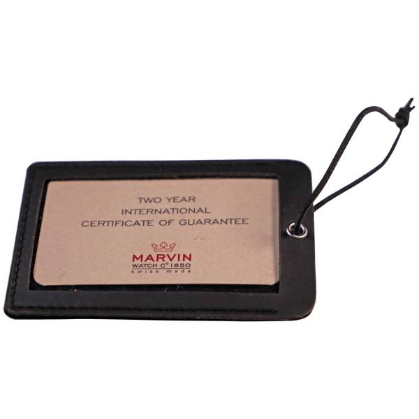 Marvin Watch Guarantee Warranty Card With Holder - HorologyBooks.com