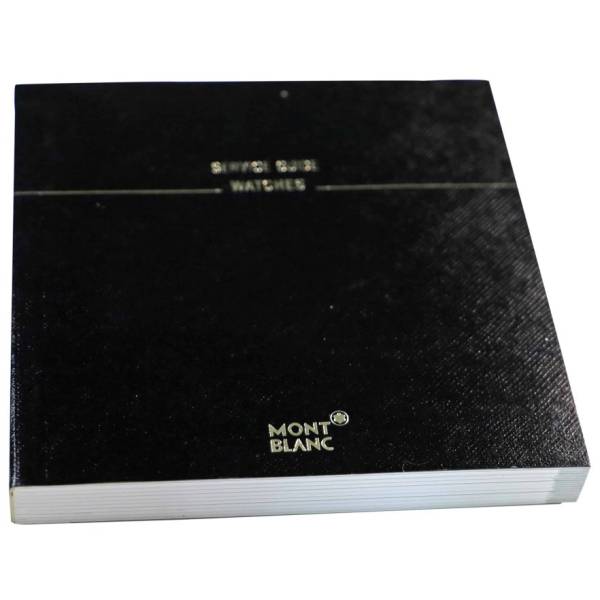Montblanc Watch Warranty Guarantee Service Guide Instruction Booklet - HorologyBooks.com