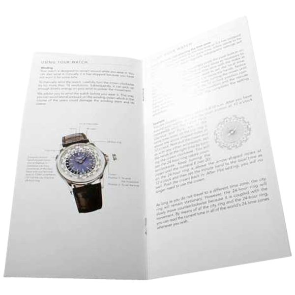 Patek Philippe World Time 5110 Owners Manual Circa 2000’s - HorologyBooks.com