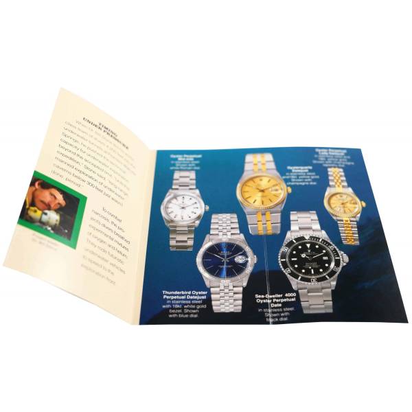 Rolex Sea Dweller 4000 Thunderbird Oysterquartz Datejust Brochure Ephemera - HorologyBooks.com