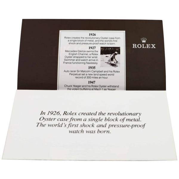 Rolex The Test of Time Datejust Brochure Ephemera- HorologyBooks.com