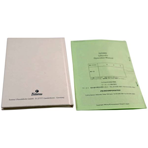 Tutima Luftwaffe Chronograph Operational Manual and History Booklet - HorologyBooks.com