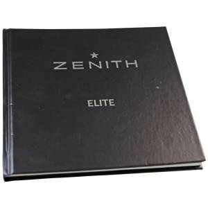 Zenith Elite Watch Instruction Manual Booklet - HorologyBooks.com