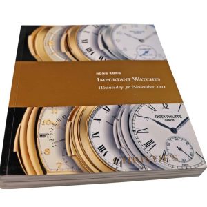 Christie’s Important Watches Hong Kong November 30, 2011 Auction Catalog