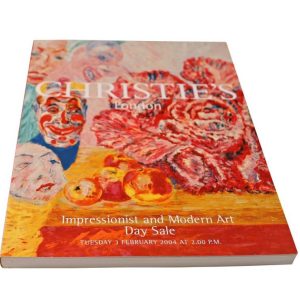 Christie’s Impressionist And Modern Art Day Sale London February 3, 2004 Auction Catalog