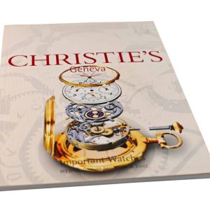 Christie’s Important Watches Geneva November 20, 2002 Auction Catalog
