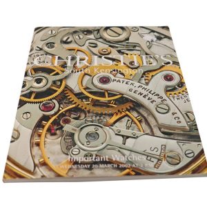 Christie’s Important Watches South Kensington March 12, 2002 Auction Catalog