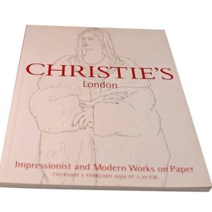 Christie’s Impressionist And Modern Works on Paper London February, 5, 2004 Auction Catalog